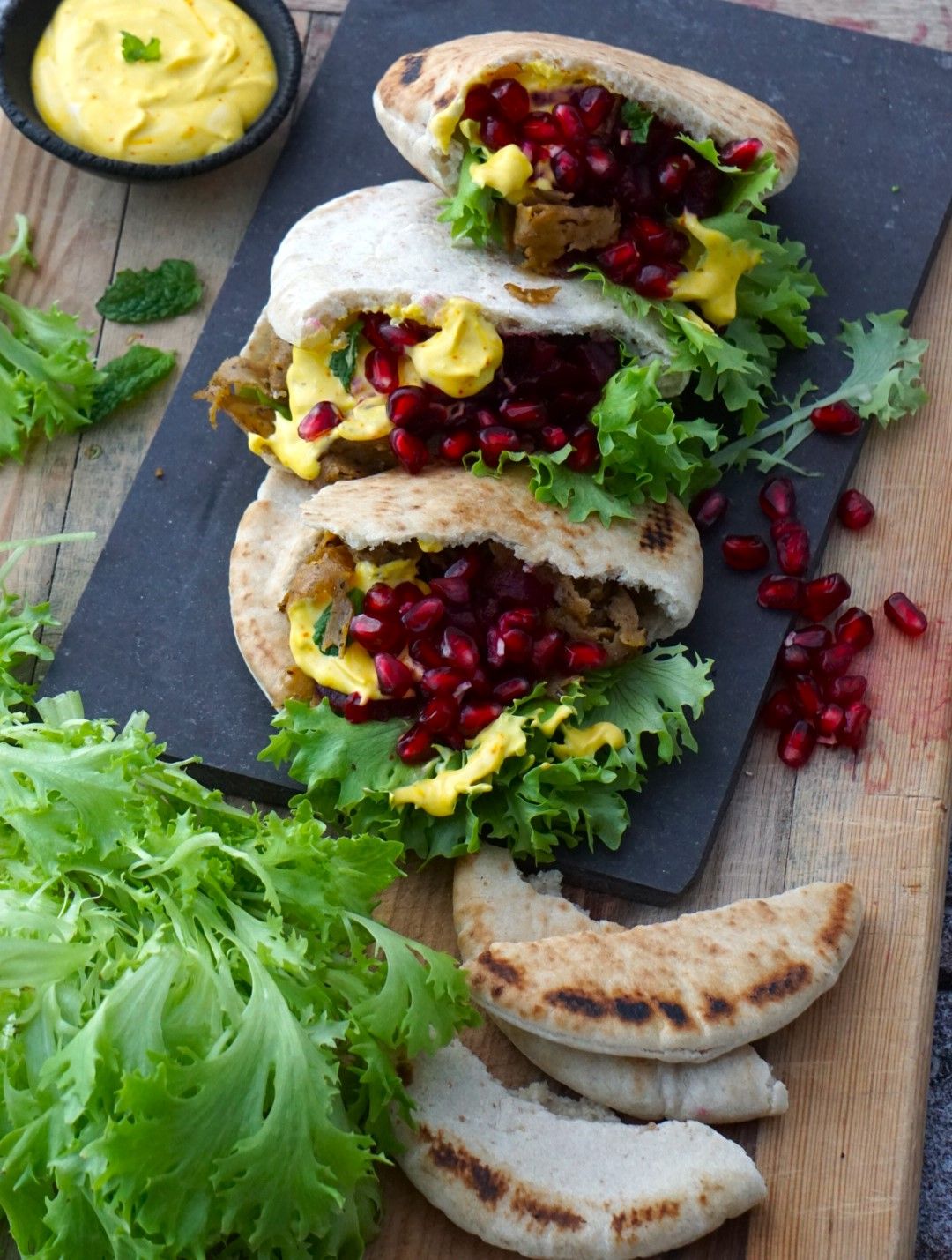 Vegokebab i Pitabröd