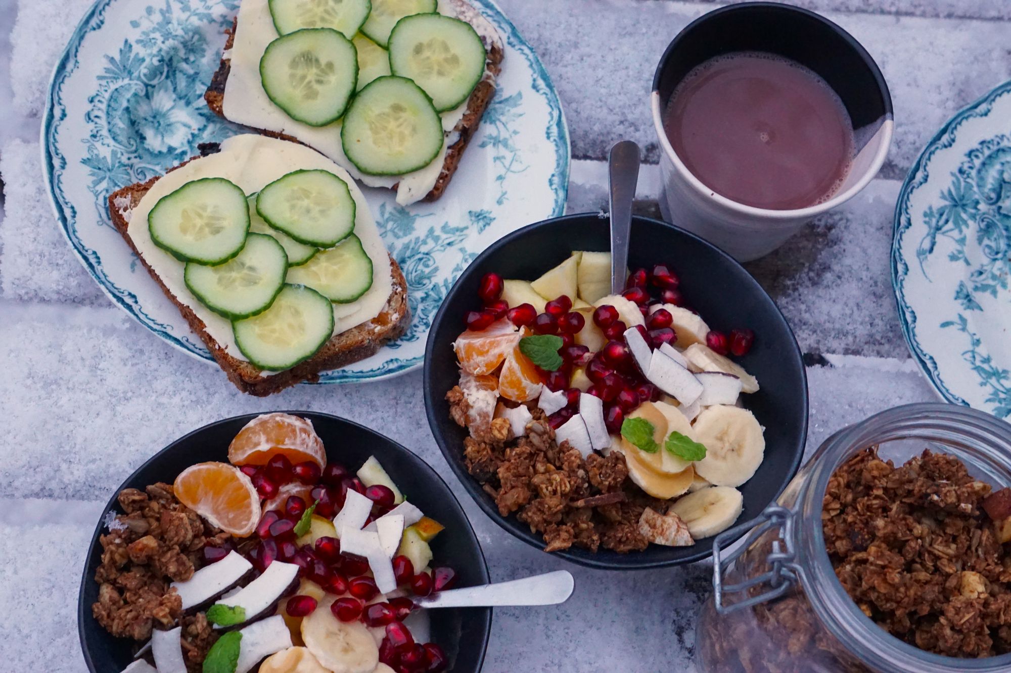 Kryddig granola - Spicy granola