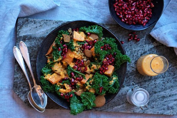 Pepparkakssallad - Gingerbread cookie salad